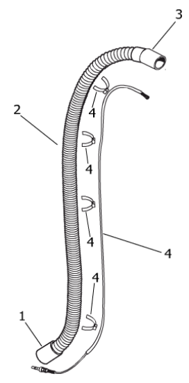 Obrázek Hadička saponátu Solaris s koncovkami