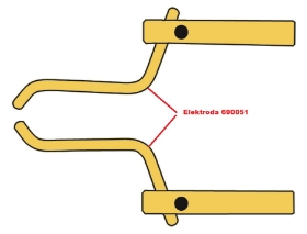 Obrázek Elektroda pro čelisti XA4 Telwin 690051