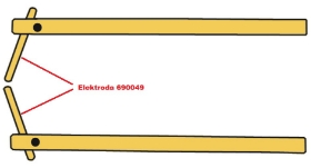 Obrázek Elektroda pro čelisti XA7 Telwin 690049