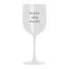 Obrázek Plastová sklenice na víno - Na školní výlety #necinká
