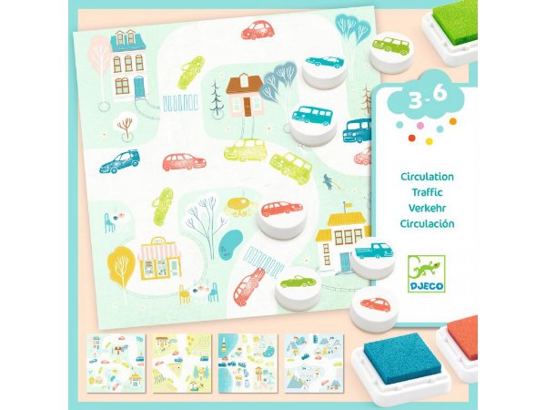 Obrázek DJECO Razítkovací set - Auta