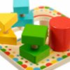 Obrázek Lucy & Leo Třídění geometrických tvarů - dřevěná vkládačka 5 dílů