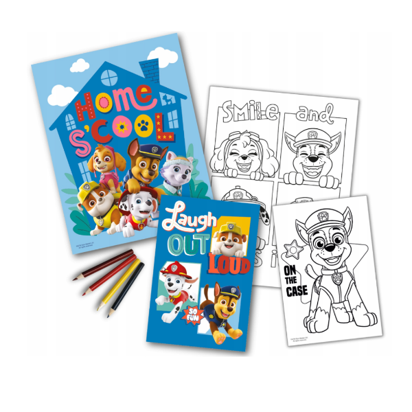 Obrázek Tlapková patrola: Omalovánky s pastelkami